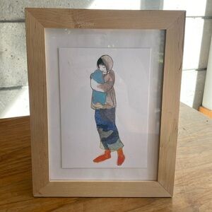 Framed Card Print by Artist Risa Salsberg
